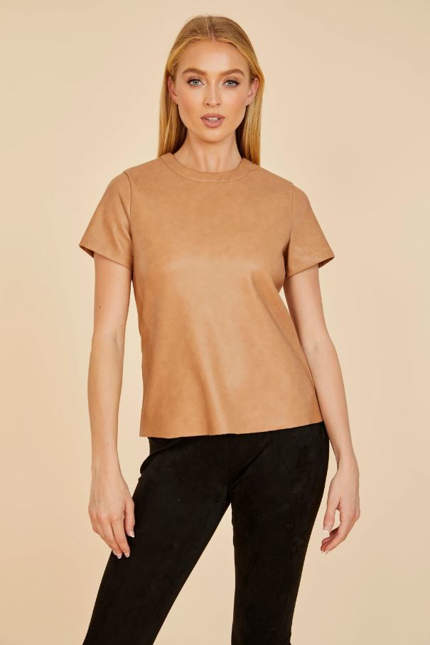DOLCE CABO VEGAN LEATHER S/S TEE