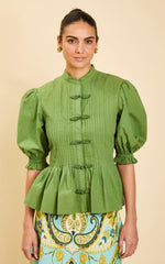 MESTIZA VALCIN PINTUCKED TOP