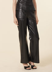 DOLCE CABO ZIPPER LEATHER TROUSER