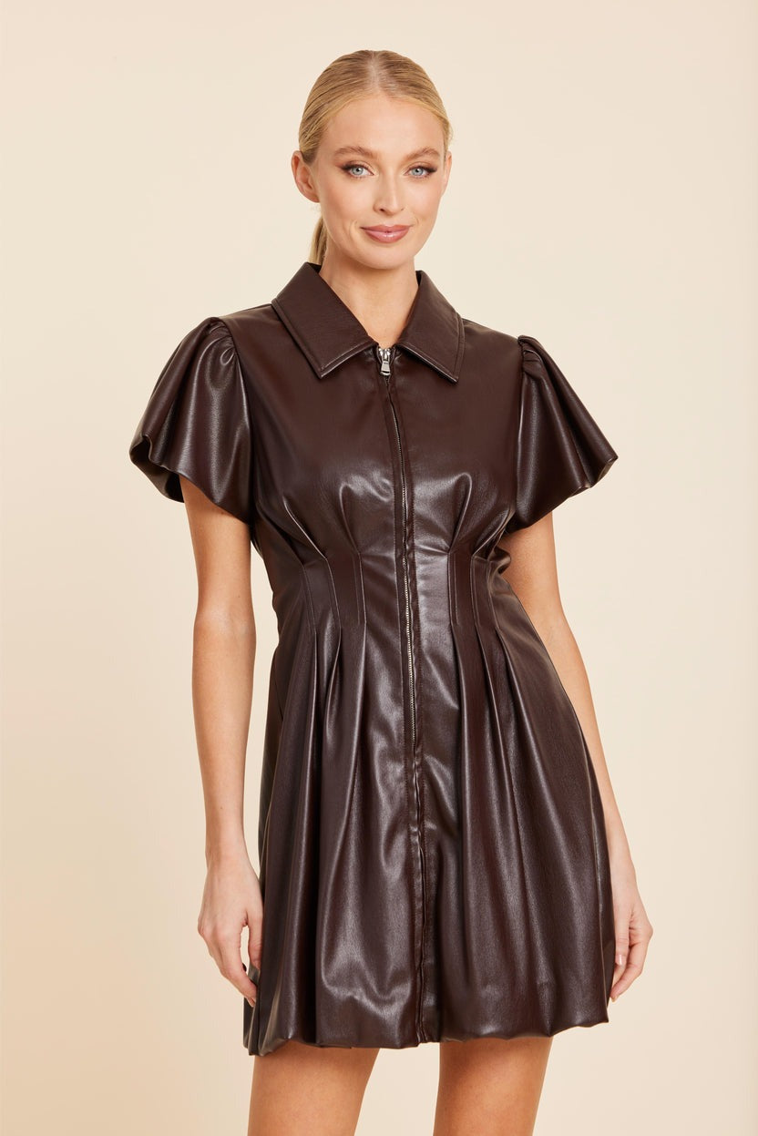 DOLCE CABO BUBBLE MINI DRESS
