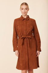 DOLCE CABO SUEDE BELT DRESS