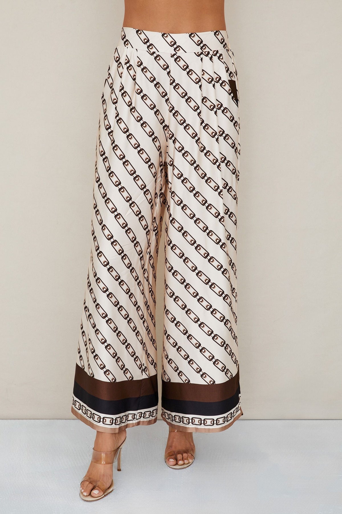 MILIO MILANO ELASTIC BACK WAISTBAND PANTS W POCKET
