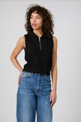 FRENCH CONNECTION MARLEY KNIT RIB VEST