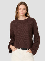 FRENCH CONNECTION WESLEY KNIT CABLE STITCH PULLOVE