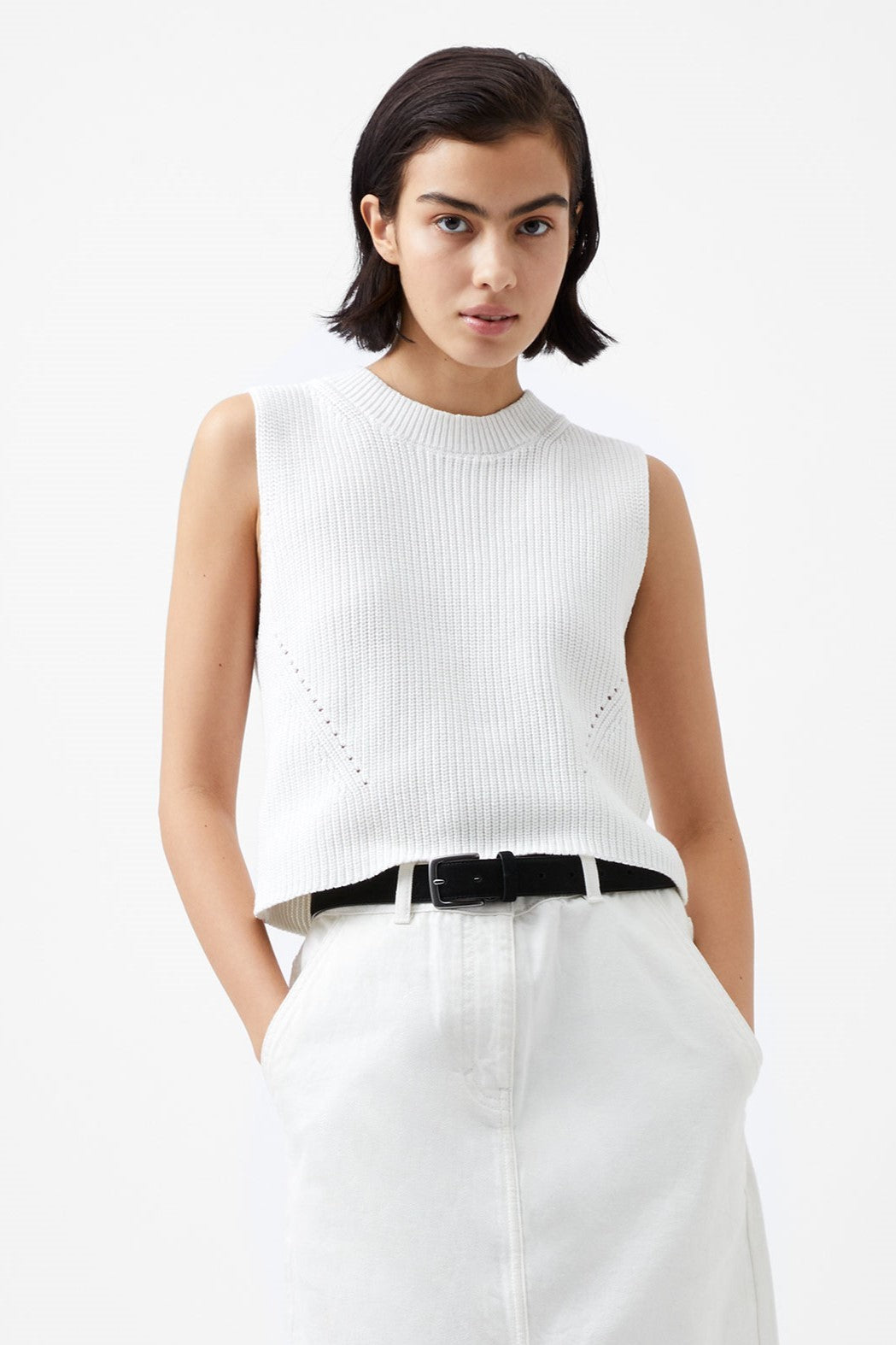 FRENCH CONNECTION MOZART CREW NECK VEST
