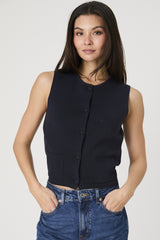 FRENCH CONNECTION COSYSOFT KNIT VEST