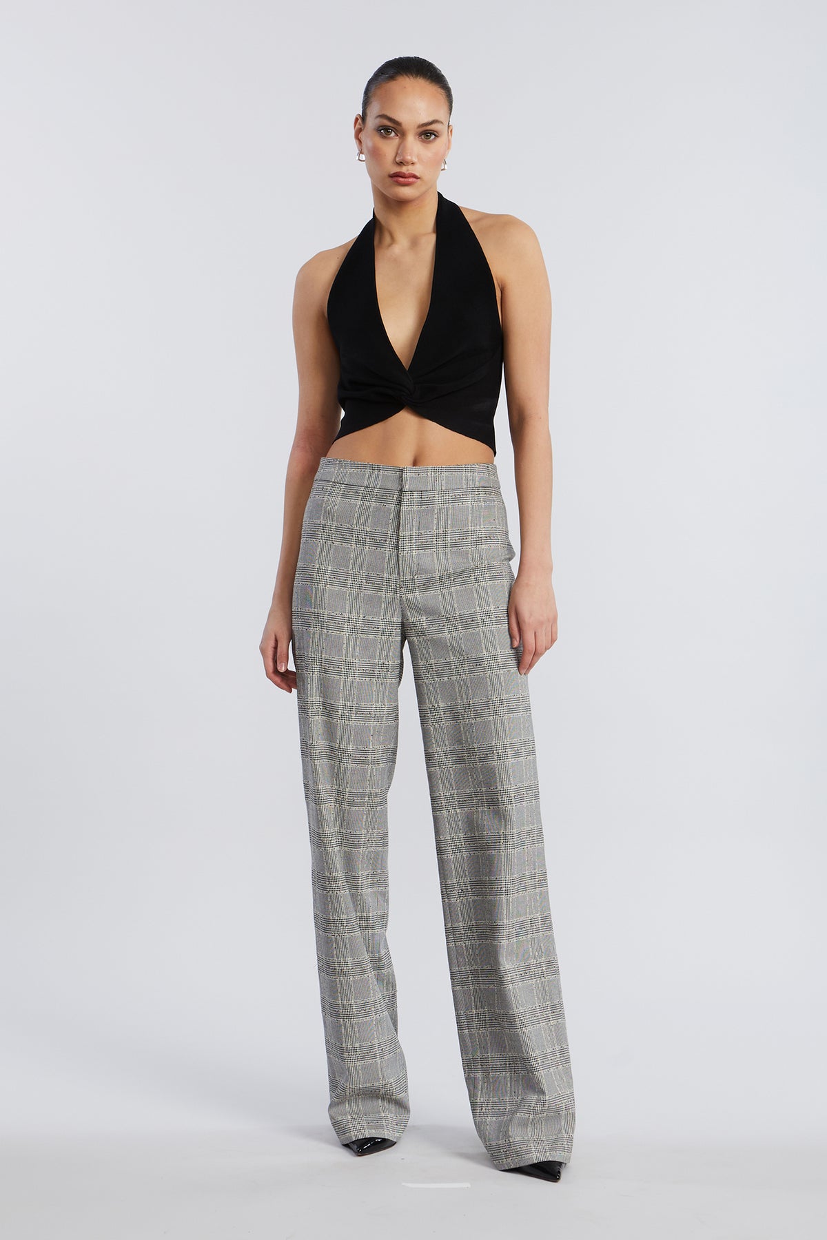 BCBG HALTER SWEATER TOP
