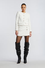 BCBG TWEED CHASSEUR JACKET
