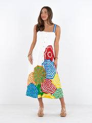 EMILY MCCARTHY CONSTANCE BC MIDI DRESS