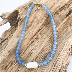VIRTUE KAMRYN SHELL PEARL NECKLACE