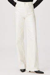 PAIGE SASHA COATED JEAN W/ DETAILED BUTTON