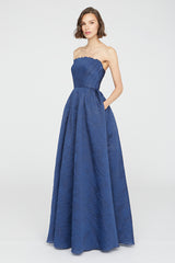 THEIA MARIANA FAN FOLD BODICE