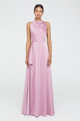 THEIA AMARA COWL DRAPE GOWN