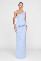 THEIA ZENOBIA DUCHESS SATIN GOWN