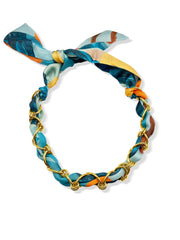 KRISTALIZE JEWLERY WATERCOLOR CHAINED SCARF NECKLA