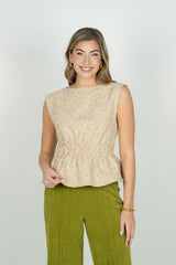 EMILY MCCARTHY JACQUARD ARIA TOP
