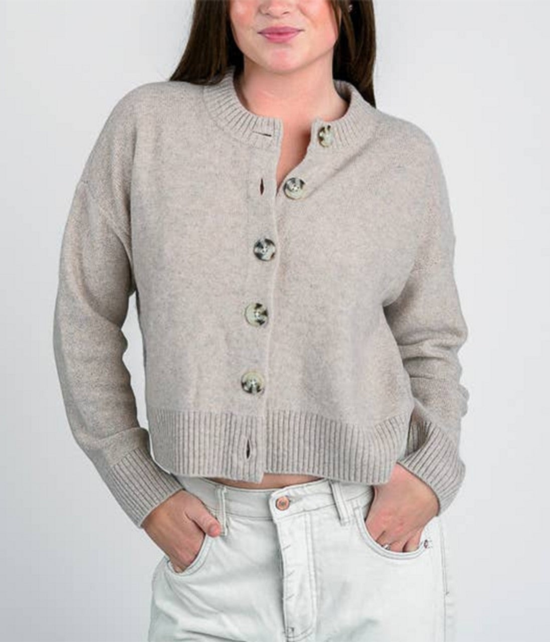 ARCHER NINA CREWNECK CARDIGAN