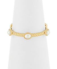 GS OVAL STONE BRACELET