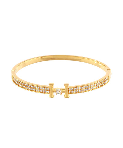 GS "H" PAVE BANGLE