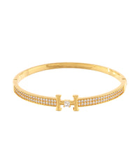 GS "H" PAVE BANGLE