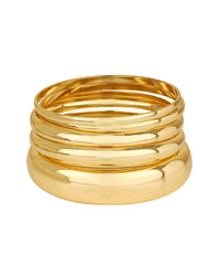GS 4 ROW STACKABLE METAL BRACELET