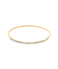 GS PAVE CRYSTAL BANGLE BRACELET