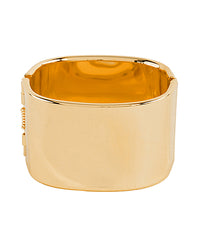 GS WIDE METAL BANGLE BRACELET