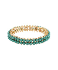 GS 2 ROW STONE BRACELET
