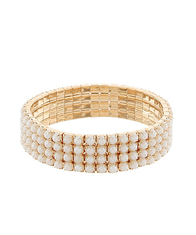 GS PEARL BEADED BRACELET