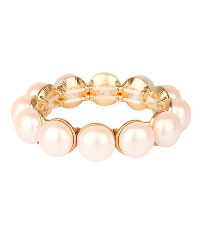 GS DOME SHAPE PEARL BRACELET