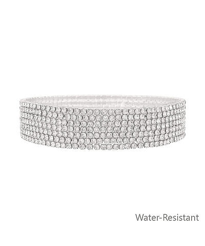 GS 7 ROW TENNIS CHAIN BRACELET