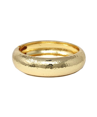 GS HAMMERED CURVED BANGLE