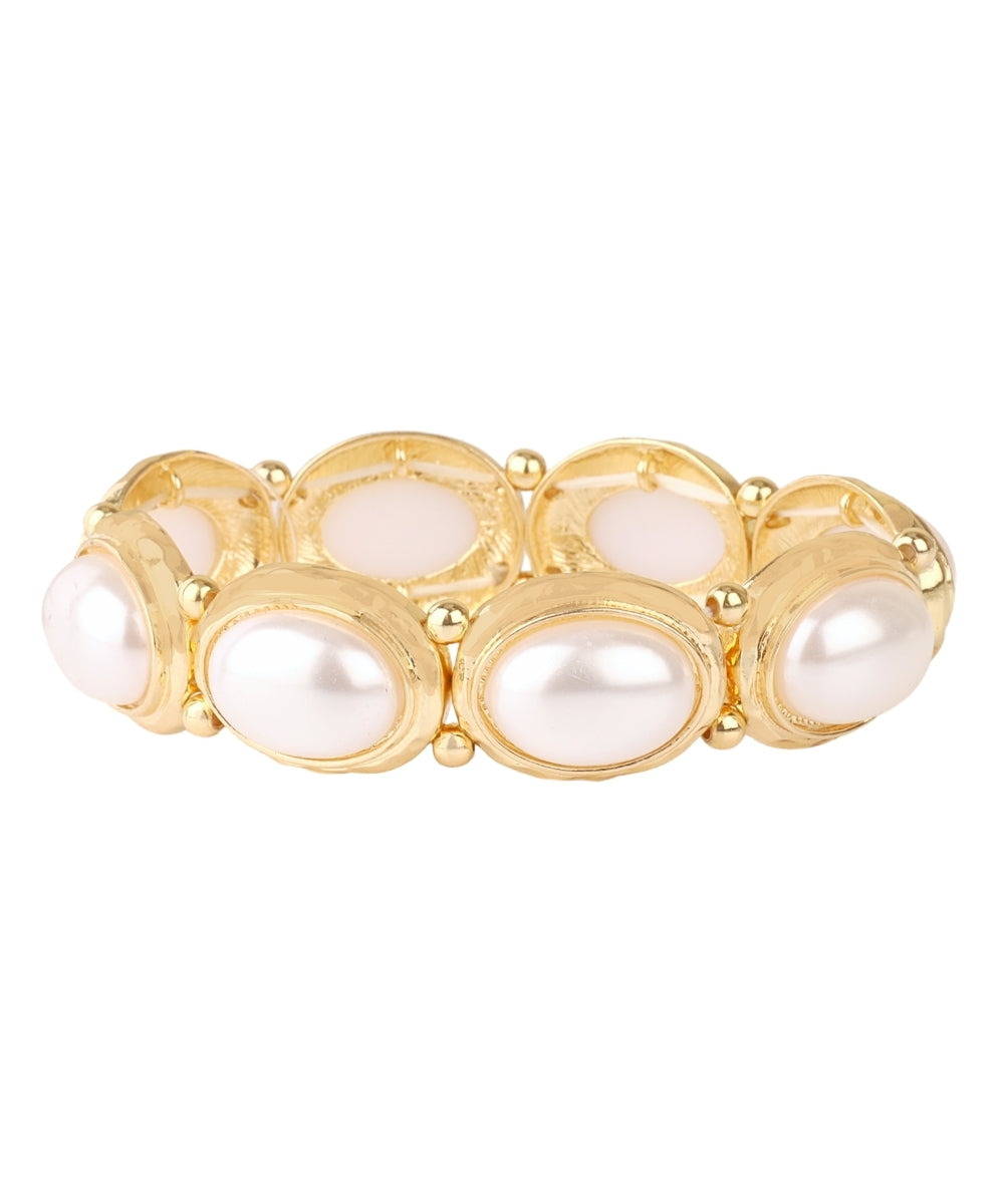 GS OVAL PEARL BRACELET