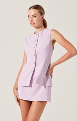 ASTR DILONE DRESS LILAC