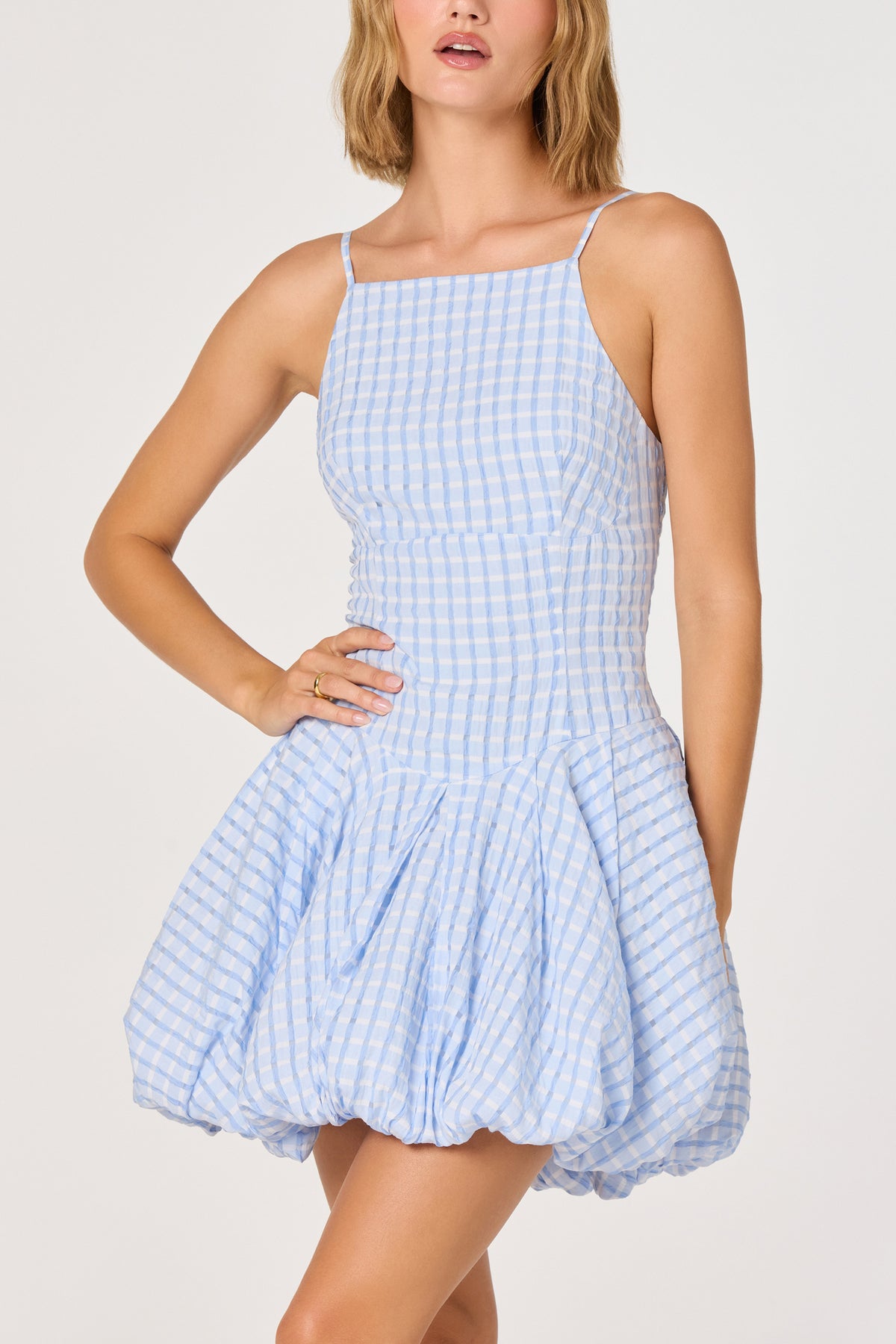 ASTR TIONNA DRESS PLAID