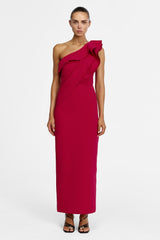 ACLER MATLOCK ONE SHOULDER MAXI DRESS