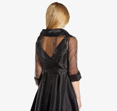 ADRIANNA PAPELL ORGANZA JACKET