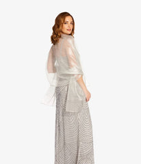ADRIANNA PAPELL ORGANZA WRAP