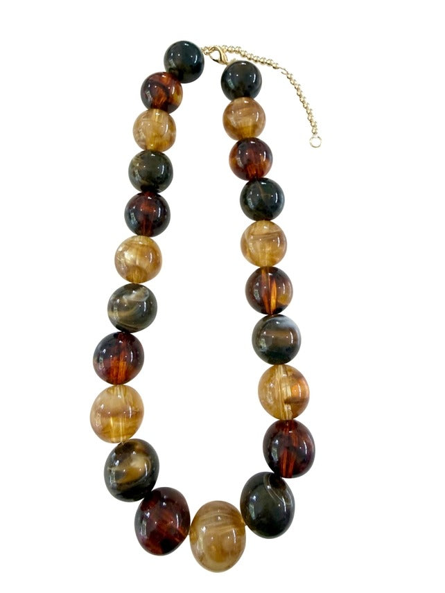 GEMELLI AVA CHUNKY BEADED NECKLACE