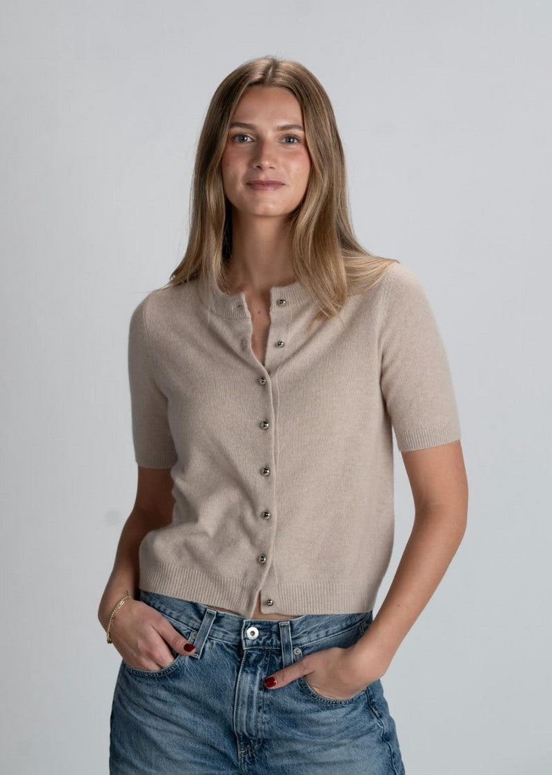 ARCHER ASHTON S/S BF CREW CARDIGAN