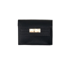 BCBAGS WALLET W GOLD CLOSURE