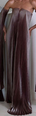 L'IDEE BLACK TIE PLEATED GOWN