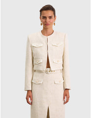 AQUA BLU BLAIR JACKET