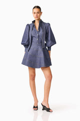 CURAAE VANA TIE NECK BLOUSE