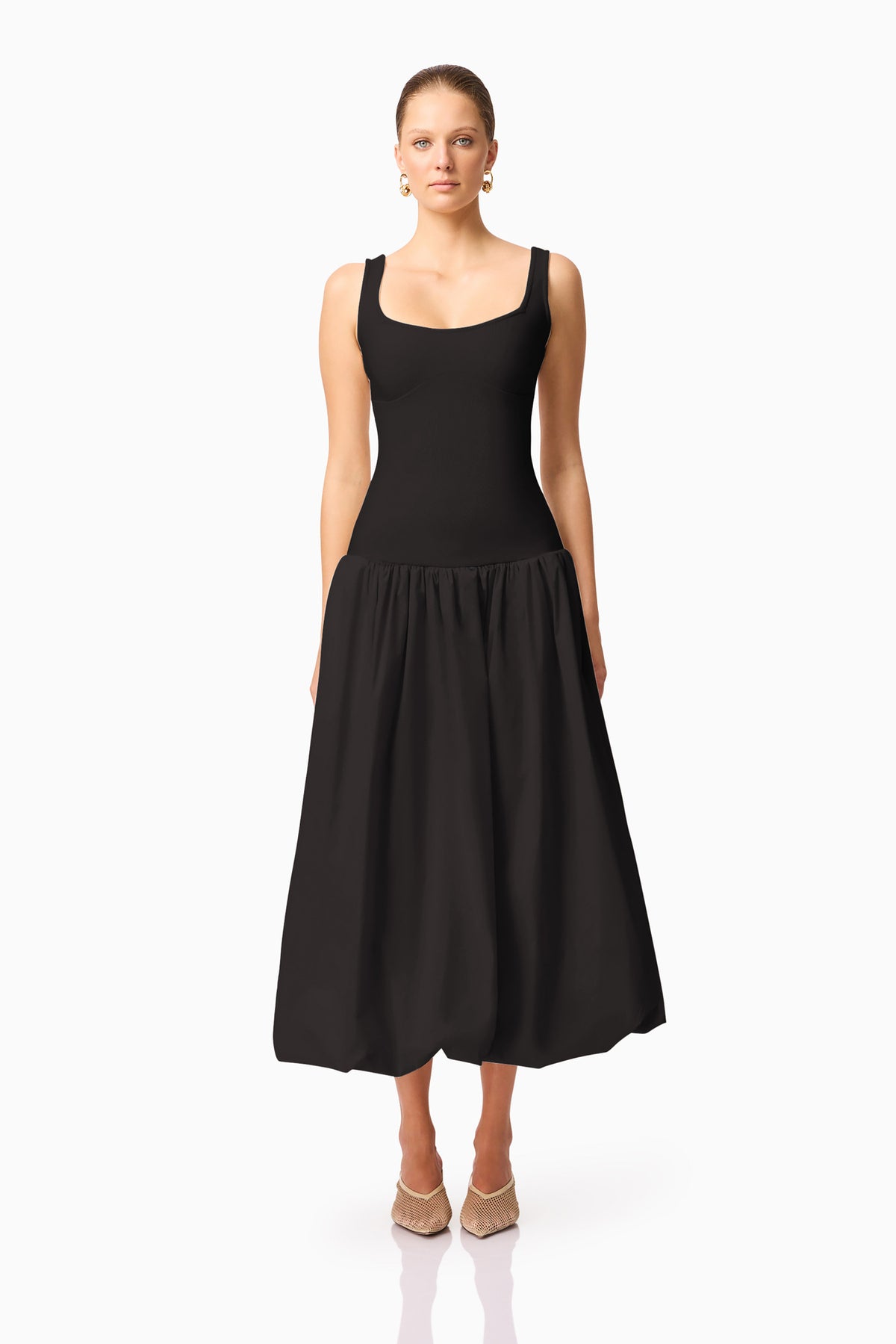Delia Midi Dress Black / S Delia Midi Dress Black / S