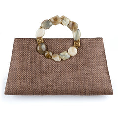 SAMSER DESIGN CAUSEWAY STONE HANDLE BAG