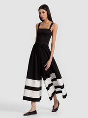 ALICE AND OLIVIA BELDEN WIDE LEG JUMPSUIT