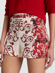 ALICE + OLIVIA HERA HIGHRISE BACK ZIP SHORT