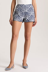 ALICE + OLIVIA HERA HIGHRISE BACK ZIP SHORT