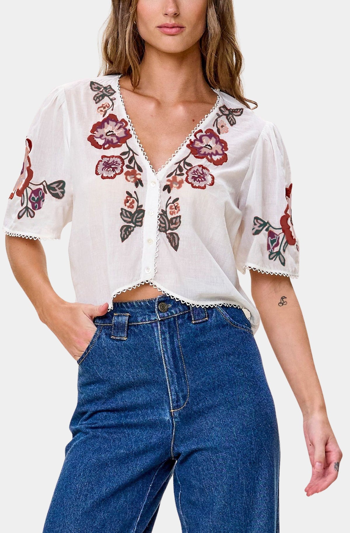 CLEOBELLA BRETT FLORAL TOP